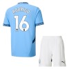 Original Trikotsatz Manchester City Rodrigo 16 Heimtrikot 2024-25 Für Kinder